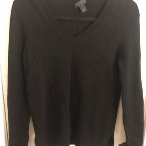 Saks Fifth Avenue Black Knit Sweater